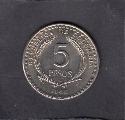 Beschrijving: 5 Peso CONGRESS